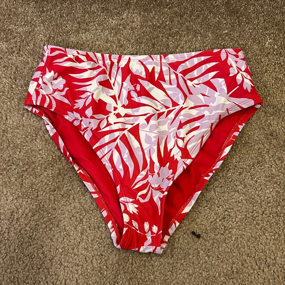 High waisted swim suit bottoms